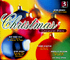 Omslag: Christmas Greatest Hits med julkulor i blått, rött, grönt och guld